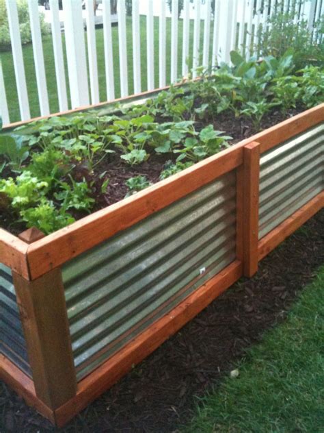 steel planter box detail|diy above ground garden box.